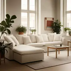 BASEMENT HOME - Sofá Seccional Izquierdo Atlanta 4 Cuerpos