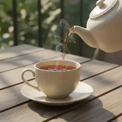 BASEMENT HOME - Taza Té 500 Ml Con Plato Cerámica Gres