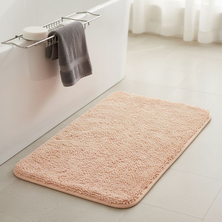 Alfombra de Baño Shaggy Memory Antideslizante