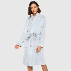 BASEMENT HOME - Bata de Baño Unisex Polar Midi