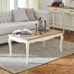ROBERTA ALLEN - Mesa de Centro Rectangular de Madera