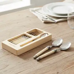 ROBERTA ALLEN - Set 6 Cucharas Té Francia Crema