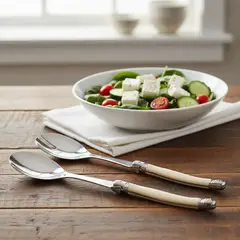 ROBERTA ALLEN - Set 2 Piezas Servir Ensalada Francia Crema