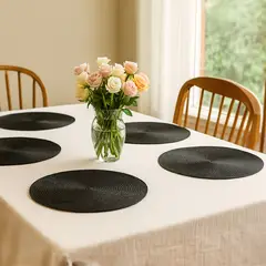 ROBERTA ALLEN - Set de 4 Individuales Redondos Gipsy