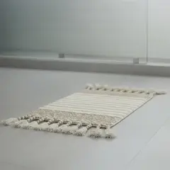 BASEMENT HOME - Alfombra de Baño Kelim Jaipur 40x60 cm Beige