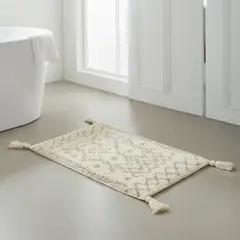 BASEMENT HOME - Alfombra de Baño Kelim Jaipur 40x60 cm Beige