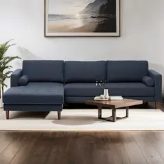 BASEMENT HOME - Sofá Seccional Izquierdo Connery 4 Cuerpos