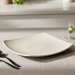 BASEMENT HOME - Plato Hondo Cuadrado Gres Beige