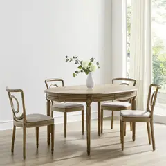 ROBERTA ALLEN - Mesa Comedor Croisette Ovalada Expandible 4 Puestos