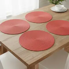 ROBERTA ALLEN - Set de 4 Individuales Redondos Gipsy