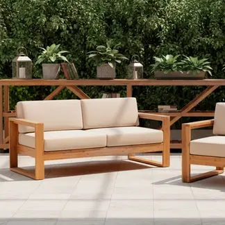 BASEMENT HOME - Sofá De Terraza 3 Cuerpos Laguna