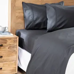 BASEMENT HOME - Sábanas 200 Hilos Liso 100% Algodón