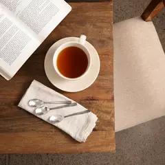 BASEMENT HOME - Set de Cucharas Té Draco Acero Inoxidable 6 Unidades