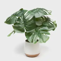 MICA - Planta Artificial Monstera 66 cm con Maceta