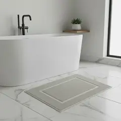 BASEMENT HOME - Piso De Baño Combed 100% Algodón 50x70 Cm