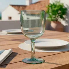 BASEMENT HOME - Copa Vino Acrílica Verde Lisboa