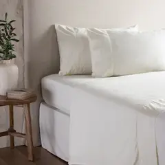 CASA CANTABRIA - Juego de Sábanas 100% Algodón 300 Hilos