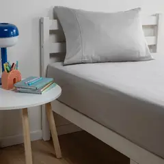 MICA KIDS - Sábana Bajera 100% Algodón 300 Hilos + Funda De Almohada