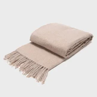 CASA CANTABRIA - Manta Beige 140x190 Cm