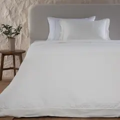 CASA CANTABRIA - Cubrecama Quilt Gaia Blanco Algodón