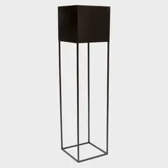 BASEMENT HOME - Macetero Pedestal Con Soporte 20X80 Cm