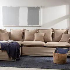 BASEMENT HOME - Sofá Seccional Izquierdo Atlanta 4 Cuerpos