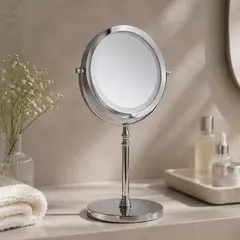 ROBERTA ALLEN - Espejo de Baño con Luz Acero Inoxidable Plateado