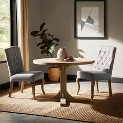 ROBERTA ALLEN - Par De Sillas Monet Gris Canv