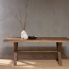 BASEMENT HOME - Mesa de Comedor Carmen 8 Puestos Madera Natural