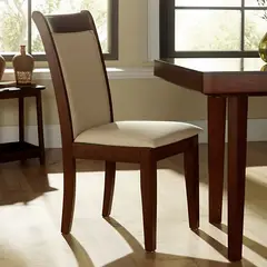 ROBERTA ALLEN - Silla de Comedor Valerie Clásica Tapiz Tela Beige