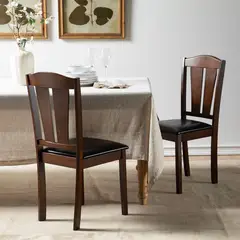 ROBERTA ALLEN - Par de Sillas Comedor Donatello Estilo Moderno Café