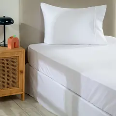 MICA KIDS - Sábana Bajera 100% Algodón 300 Hilos + Funda De Almohada