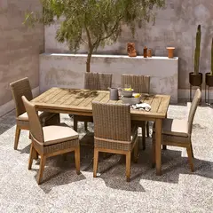 ROBERTA ALLEN - Par De Sillas de Comedor Kawaii Rattan