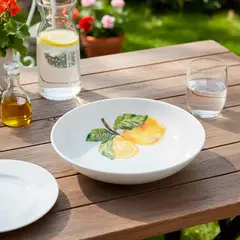 BASEMENT HOME - Bowl Ensalada Limones 19 Cm Melamina Verduras Mel