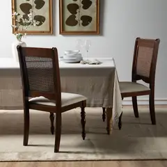 ROBERTA ALLEN - Par de Sillas de Comedor Eminence Clásicas Café