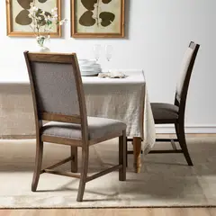 ROBERTA ALLEN - Par Sillas Comedor Windville Tapizadas