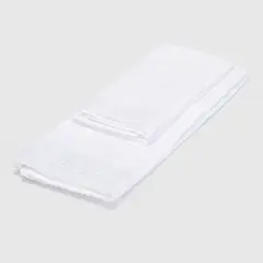 ROBERTA ALLEN - Juego de Toallas Encaje Blanco Algodón