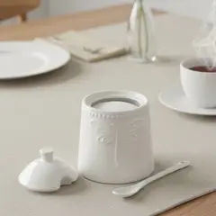 ROBERTA ALLEN - Azucarero Libélula Porcelana Blanco