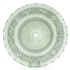 ROBERTA ALLEN - Plato Base Labrado Verde 30 cm