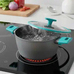 WURDEN - Olla Turquesa 24 Cm Antiadherente