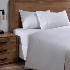 BASEMENT HOME - Juego De Sábanas Sábanas 300 Hilos Alberta