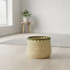 ROBERTA ALLEN - Canasto De Rattán 22X26 Cm Café