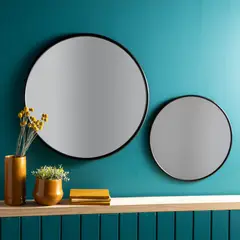 MICA - Espejo De Pared Redondo Decorativo