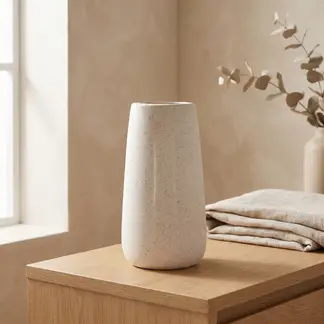 ROBERTA ALLEN - Florero Tiki Cerámica Terracota Adorno Decoración