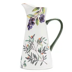 ROBERTA ALLEN - Jarra Decorativa Fruits Blanca 26 Cm