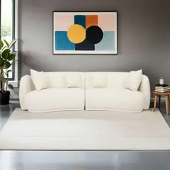 BASEMENT HOME - Sofa Ying 4 Cuerpos Curvo Crudo