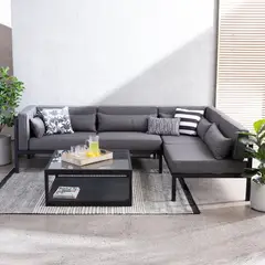 BASEMENT HOME - Sofá Seccional De Terraza Derecho Mónaco