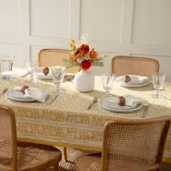 ROBERTA ALLEN - Mantel Algodón Estampado Block Print