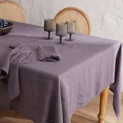 BASEMENT HOME - Mantel Lino Rectangular Gris