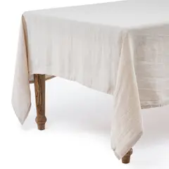 BASEMENT HOME - Mantel Lino Natural Rectangular